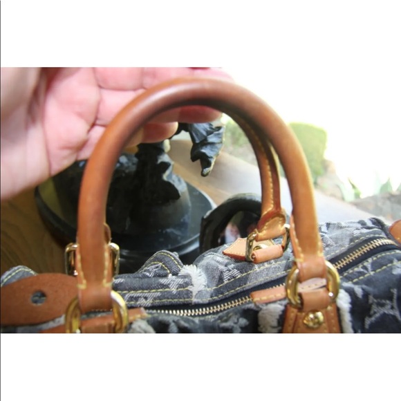 Authentic Louis Vuitton limited edition denim patchwork speedy - Picture 6 of 12